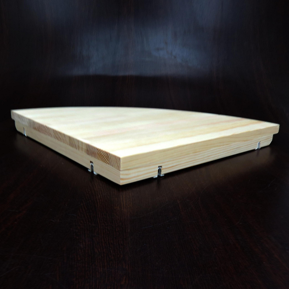 Угловая настенная полка 