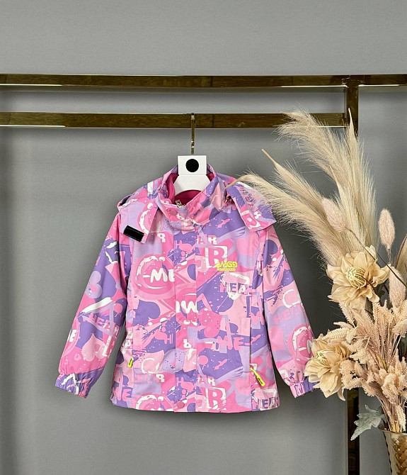 Детская ветровка+флиска для девочек  100,110,120 Николаев - изображение 1