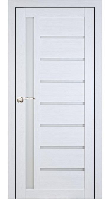 Двері міжкімнатні Порталіно PL-01 Санома біла сатин Київ - фото 1