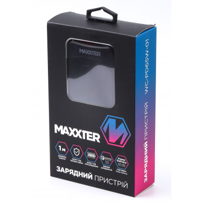 Зарядное устройство Maxxter 1USB-A + 2USB-C (PD 65W+PD 18W + QC 3.0) (WC-PD65W-01) Винница - изображение 5
