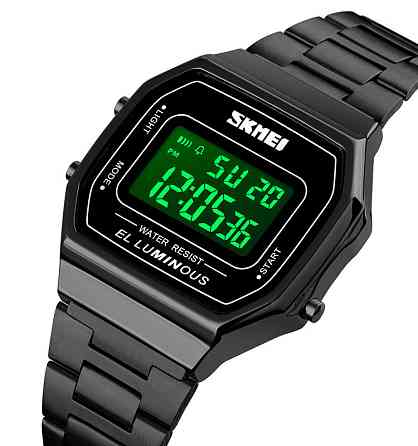 Мужские наручные часы Skmei 1647 (Черные) Киев