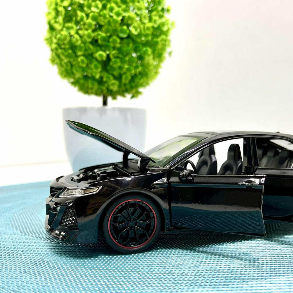 Машина Автосвит Тoyota Camry инерционная открывается дверь капот багажник 20 см Черная (AP-1787) Чернігів - фото 2