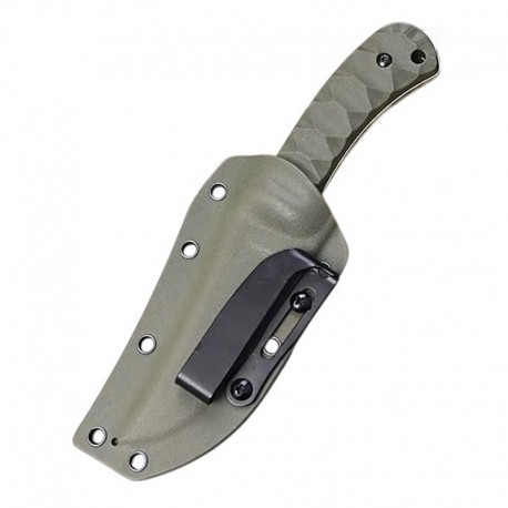 Тактичний ніж FOX колір оливи | Ніж виживання з ручкою G10.a4193/1 Одеса - фото 4