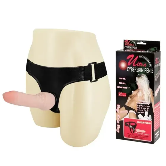 Страпон Ultra Cyberskin Strap-on Penis Flesh Sex Aura Киев