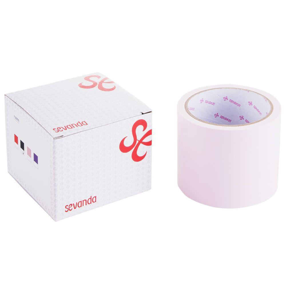 Скотч для бондажу LOCKINK SEVANDA Electrostatic Tape, блідо-рожева, 16 м Sex Aura Київ - фото 1