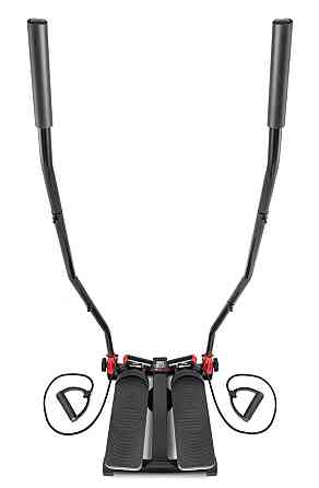 Степпер HS-045S Red для домашніх тренувань фітнесу, кардіо та схуднення, компактний тренажер для ніг і сідниць Київ