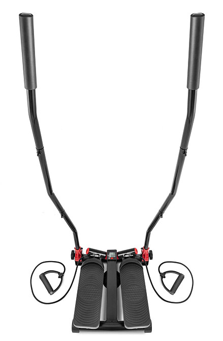 Степпер HS-045S Red для домашніх тренувань фітнесу, кардіо та схуднення, компактний тренажер для ніг і сідниць Київ - фото 4