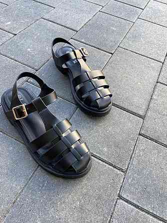 L&M Босоніжки жіночі L&M 6111-1 чорні (літо, еко-шкіра) (5088) Коломия