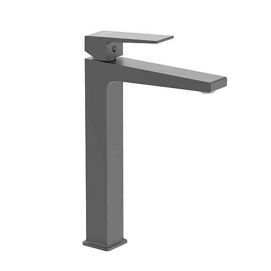 Смеситель высокий для умывальника IMPRESE VIOLIK черный\матовый f03510810AB Киев