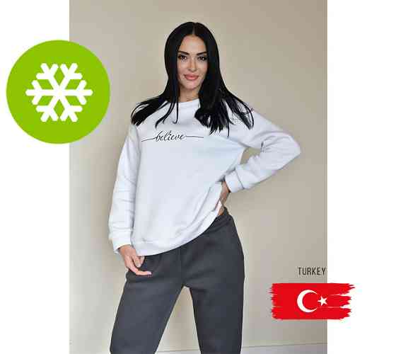 Трикотажний спортивний костюм на флісі Sport Set Туреччина Київ