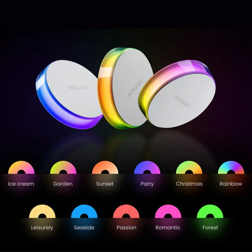 Нічник світильник Yeelight з датчиком руху RGB 750мАг магнітний Type C 2 5Вт 120° до 5м Київ - фото 6