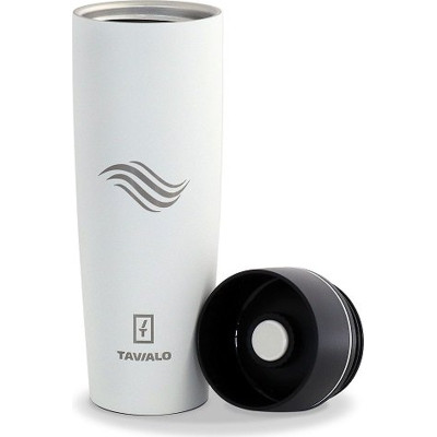 Термокружка Tavialo матовий білий колір + 2 ущільнювальних кільця 460 мл (190460102) Вінниця - фото 2