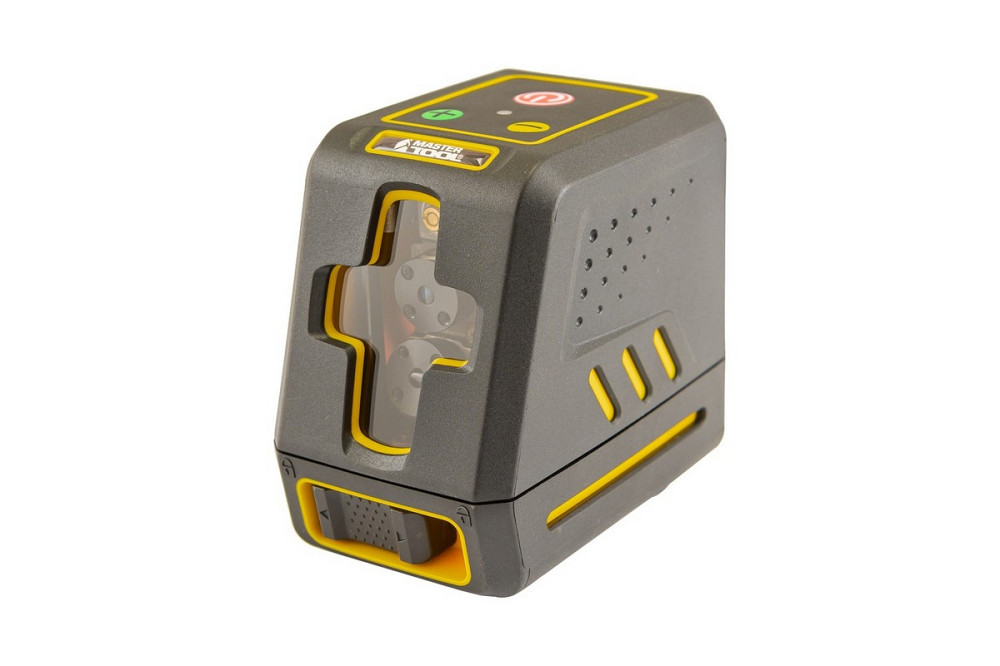 Рівень лазерний MASTERTOOL 15 м ±0.3 мм/м 2 гол H/V/H+V H130°/V130° ±4° RED/635 нм клас II IP54 ААх4 сумка 30-1903 Коломия - фото 1