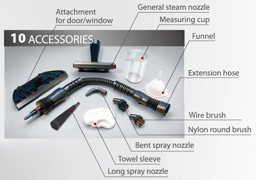 Пароочисник ручний 1100 Вт Camry CR 7021. Вінниця - фото 5