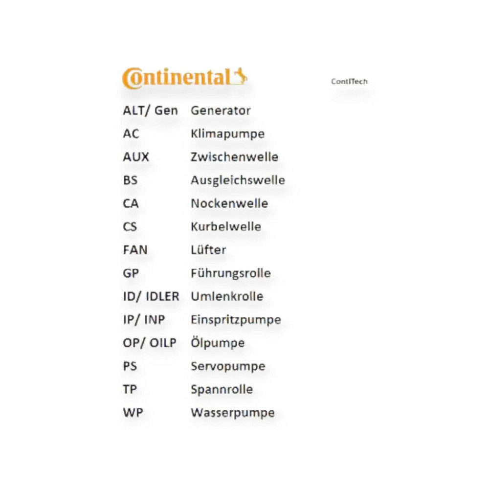 Ремень 2108, 2109, 21099, 2110-2115, 1117-1119 (8 кл) 111 зуб квадратный Continental ГРМ Мукачево - изображение 4