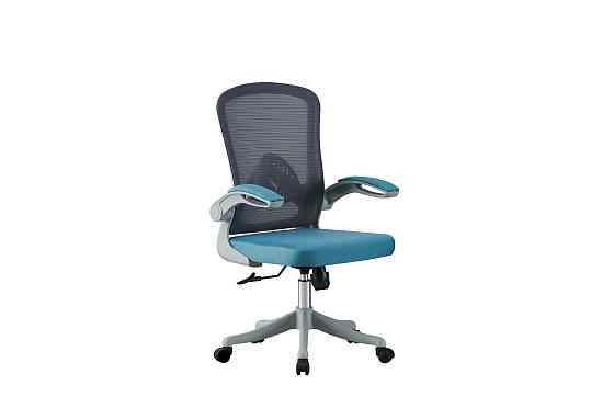 Стілець офісний Джет, темно-сірий/аква Киев