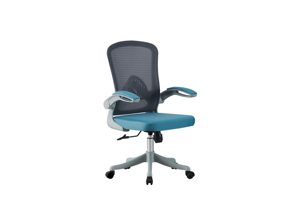 Стілець офісний Джет, темно-сірий/аква Киев - изображение 2