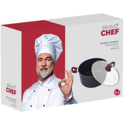 Каструля Bravo Chef Класична 4.1 л (BC-2101-24) Вінниця