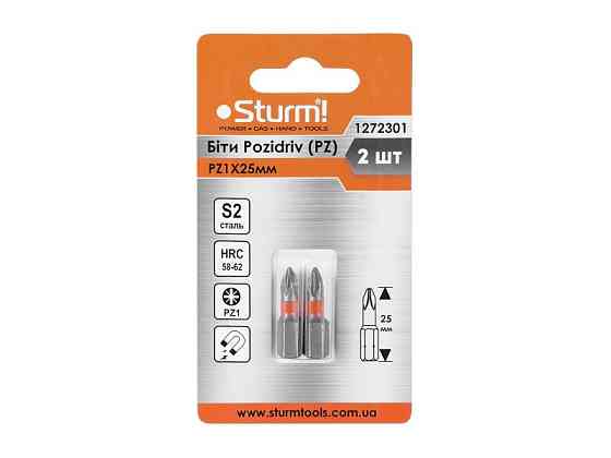 Биты S2 PZ1x25 мм, 2шт Sturm 1272301 (читать описание) Ровно
