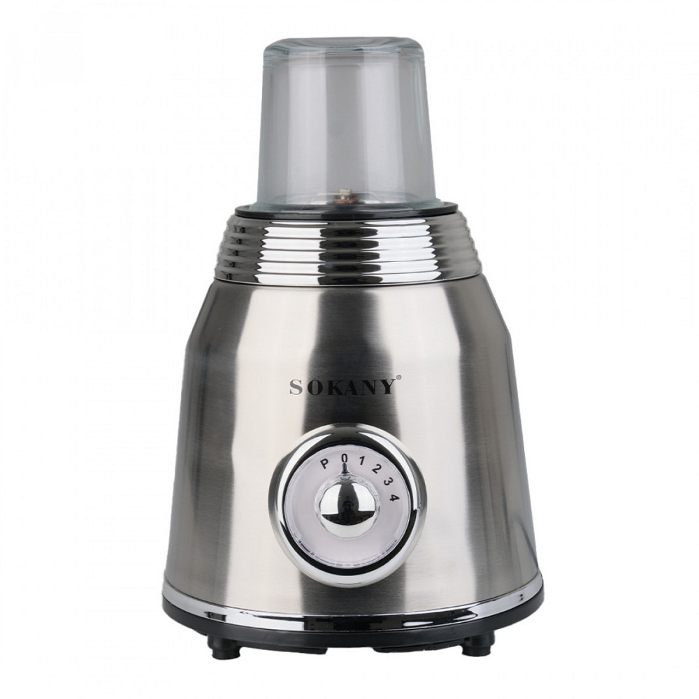 Sokany Блендер зі скляною чашею 1.5 літра для коктейлів та смузі портативний 4 режими швидкості Коломыя - изображение 2