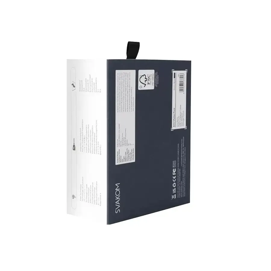 Вакуумный клиторальный стимулятор Svakom Pulse Pure Navy Blue, 5 режимов, 5 интенсивностей в каждом Львов - изображение 9