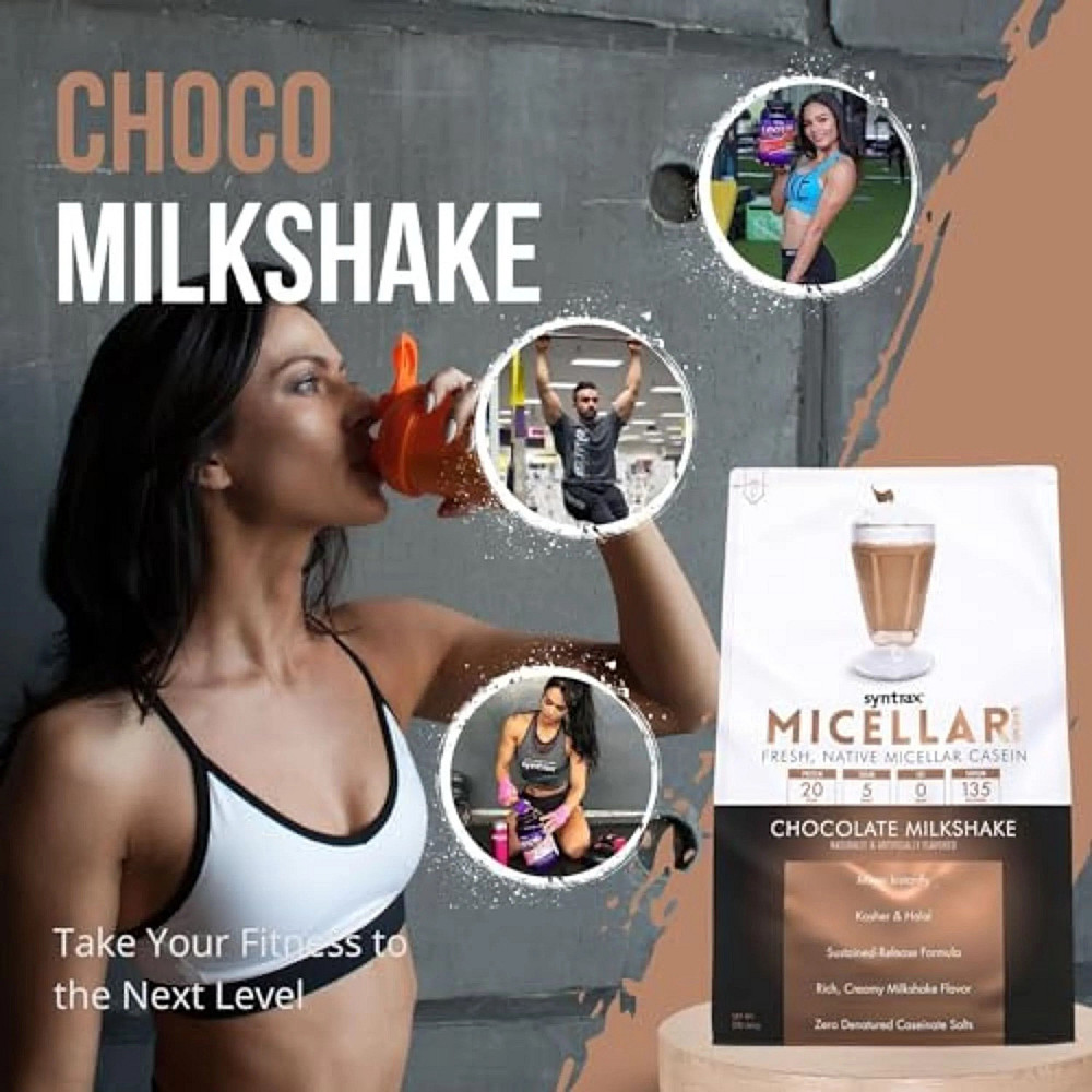Протеин Syntrax Micellar Creme 907 gram (Strawberry Milk Shake) Луцк - изображение 3