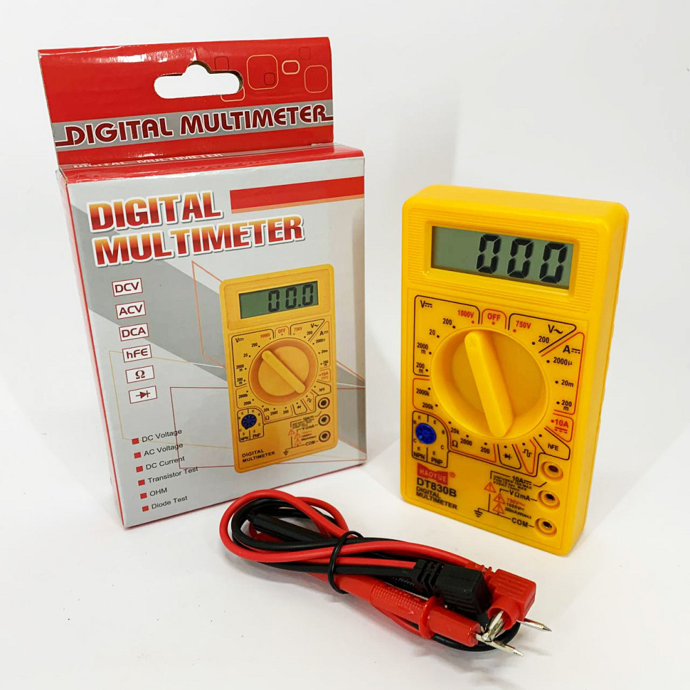Універсальний високоточний мультиметр HAOYUE DT830B, Мультиметр для тестування електрообладнання MC-71 Івано-Франківськ - фото 7