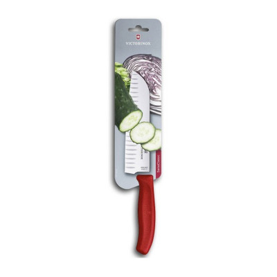 Кухонний ніж Victorinox SwissClassic Santoku 17 см Red (6.8521.17B) Вінниця - фото 1