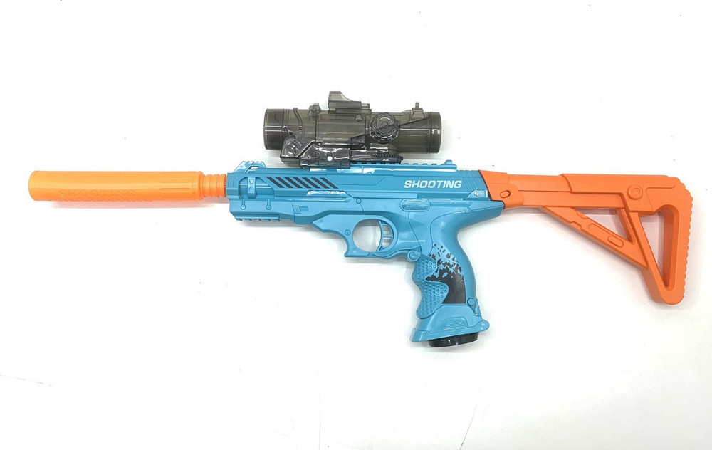 Автомат іграшковий стріляє орбізами та м'якими патронами з глушником 60 см (ST624A) Чернігів - фото 4