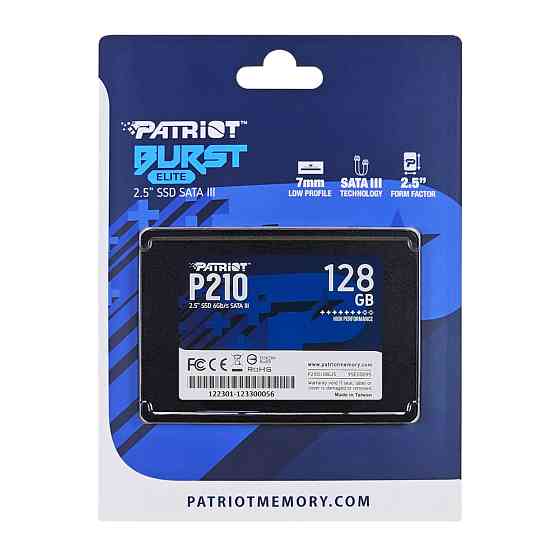 SSD Patriot P210 128GB 2.5" SATA III Київ