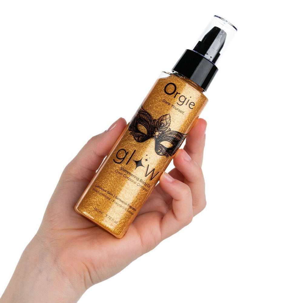 Олія-шимер для тіла Orgie – Glow Shimmering Body Oil (110 мл), чуттєвий аромат, зволоження Sex Aura Київ - фото 2