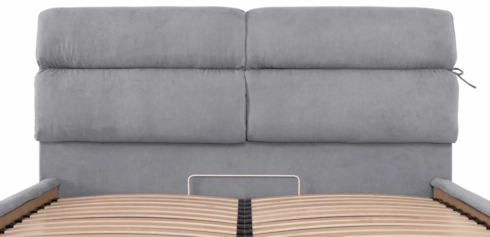 Кровать Двуспальная Edinburgh Comfort 160 х 200 см Rosto 93 С подъемным механизмом и нишей для белья Серый Киев - изображение 4