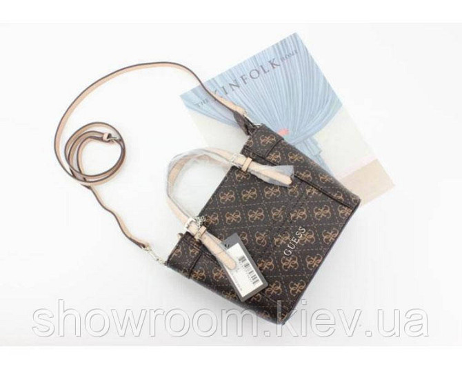 Жіноча сумка Guess (814) brown Київ - фото 3