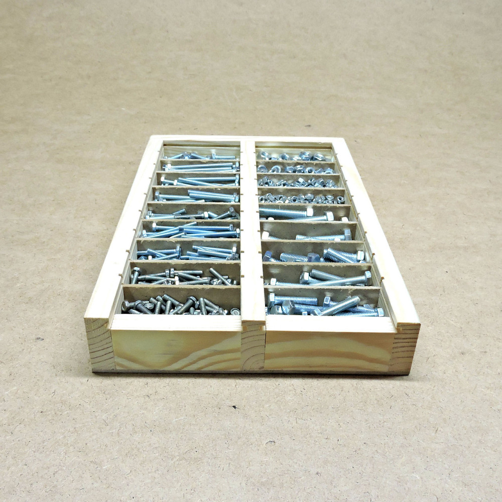 Набір 2х болтів і гайок М4-М8 1110шт Миколаїв - фото 6