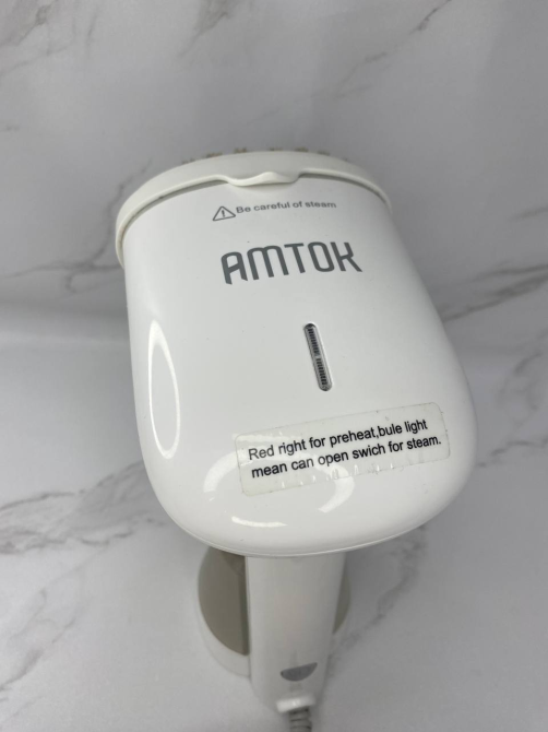 Б/В Ручний відпарювач для одягу AMTOK 1400W, портативний парогенератор з 3 режимами та знімним баком 250мл Київ - фото 6
