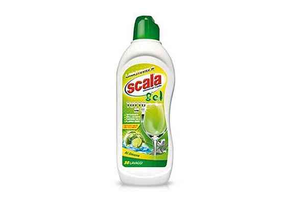 Гель для посудомийних машин 750мл для миття посуду Lavastoviglie Gel Limone ТМ SCALA Київ
