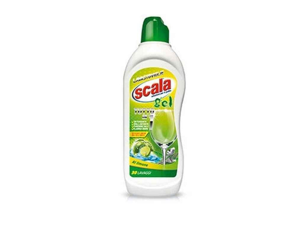 Гель для посудомийних машин 750мл для миття посуду Lavastoviglie Gel Limone ТМ SCALA Київ - фото 1