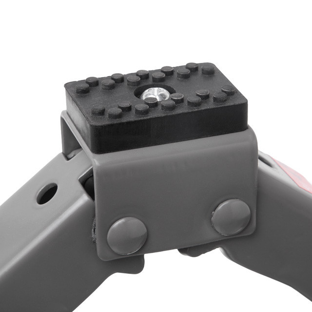 Домкрат механічний INTERTOOL GT0183, 1,5 т, з тріскачкою, гумовий упор, 90-370 мм, з висотою підйому до 370 мм Львів - фото 2