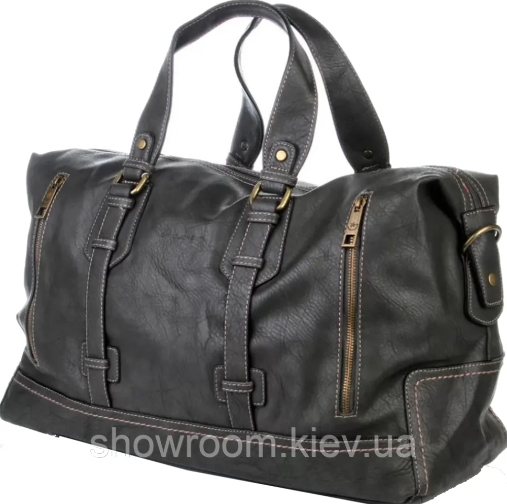 Чоловіча дорожна сумка саквояж David Jones (7920) сіра Київ - фото 1