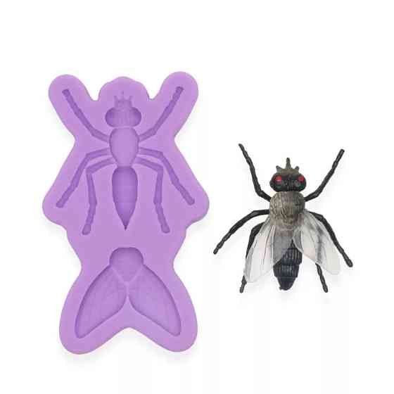 Молд силіконовий Муха 91 на 55 мм Київ