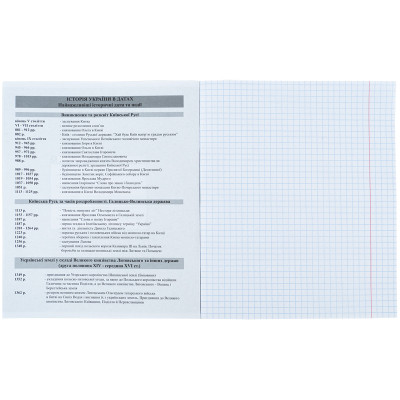 Тетрадь Kite предметная Neo 48 листов, история клетка (K24-240-12) Винница - изображение 3