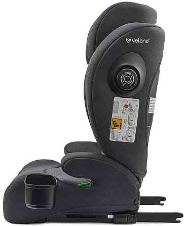 Автокресло Velano Forza 2 в 1 i-Size (рост 100–150 см) ISOFIX (Серый) Киев