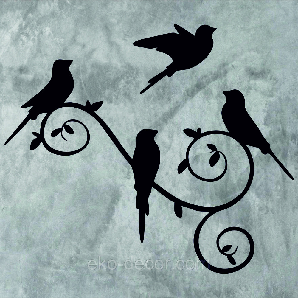 Декоративне настінне Панно «Пташки», Декор на стіну Київ - фото 5