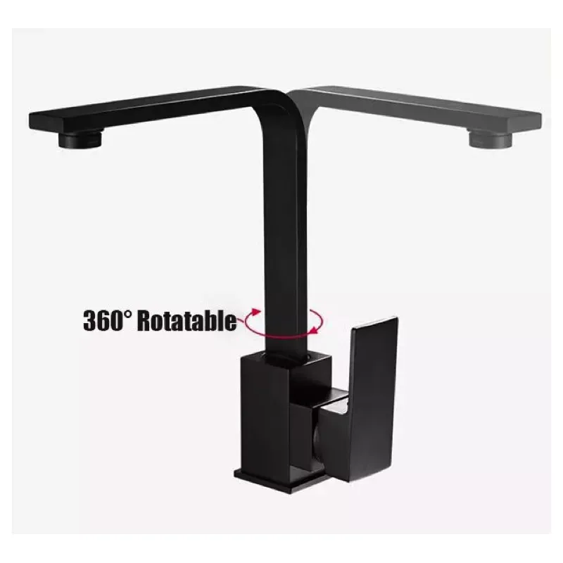 Смеситель для кухни WEZER PRO4A-02-BLACK черный Киев - изображение 3