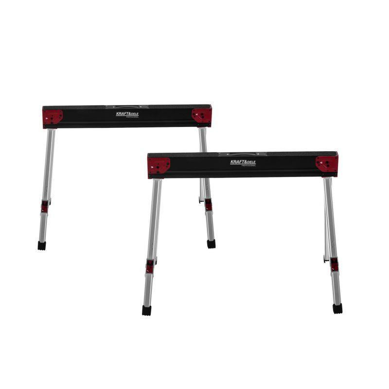 Складаний телескопічний робочий козел 2 шт.   Kraft&Dele KD11875 Черкаси - фото 11