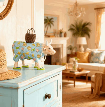 Статуэтка корова Cow Parade Miss Palm Beach коллекционная (Size М) полирезин Киев