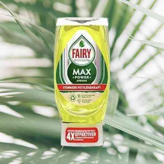 Засіб для миття посуду Fairy Max Power, 370 мл лимон Виноградів