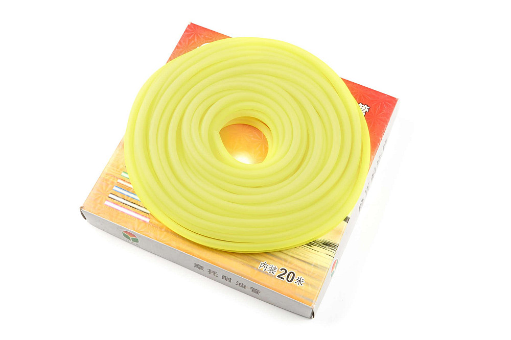 Паливний шланг Ø4mm, 20 метрів (силіконовий, жовтий) HTY Киев - изображение 1