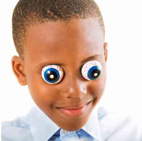 Штучні очі на Хелловін 6 штук 32 мм різнобарвний Київ