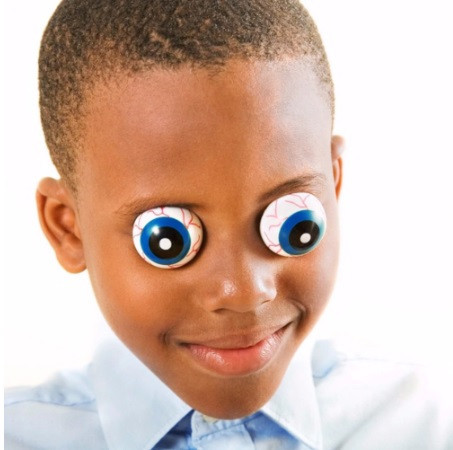 Штучні очі на Хелловін 6 штук 32 мм різнобарвний Київ - фото 2